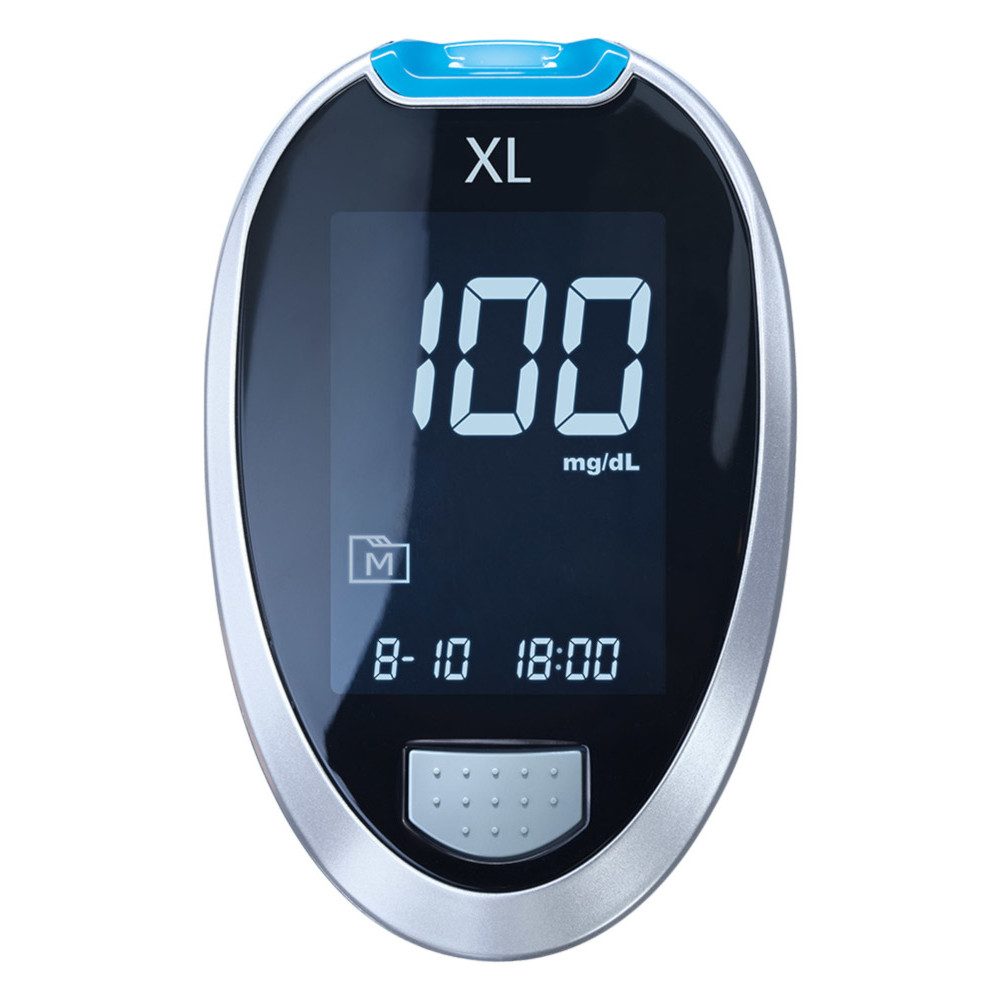 GLUCO CHECK XL Blutzuckermessgerät Set mg/dl 1 St