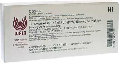 Opal D12 Ampullen 10X1 ml Ampullen