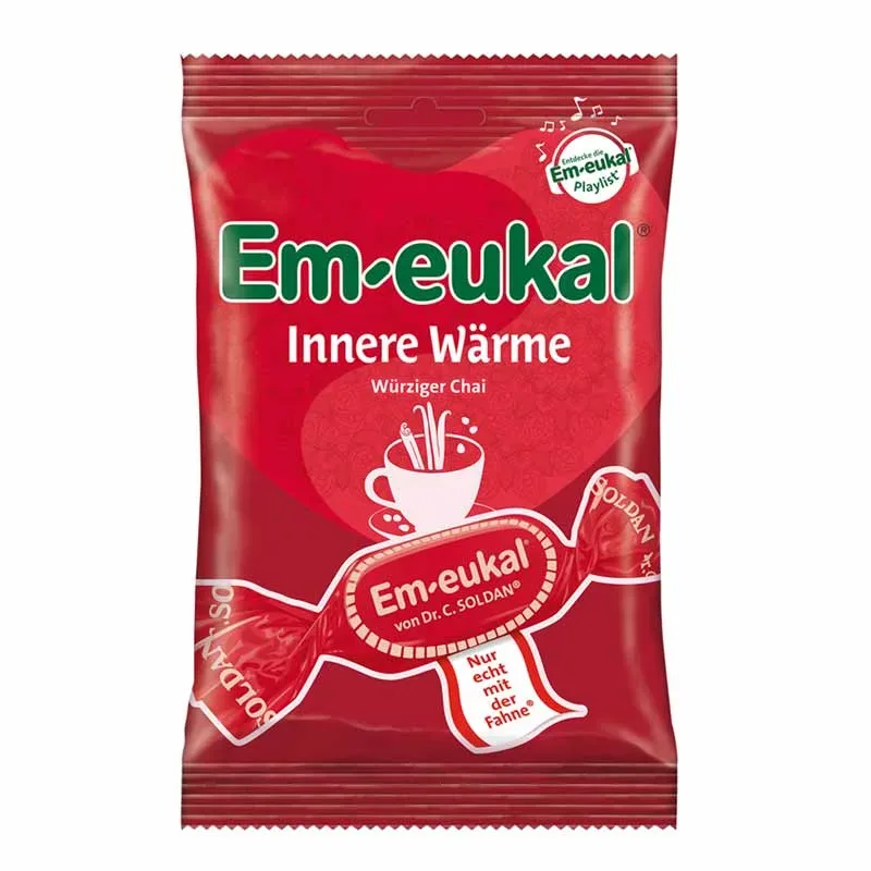Em-eukal Innere Wärme Würziger Chai 90 g Bonbons
