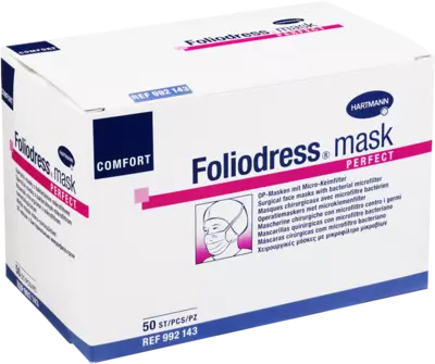 FOLIODRESS mask Comfort perfect grün OP-Masken 50 St