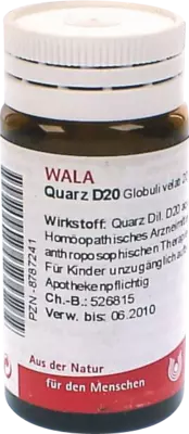 Quarz D20 20 g Globuli