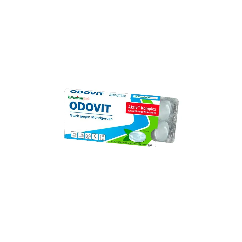 ODOVIT stark gegen Mundgeruch zuckerfreie Bonbons 10 St Bonbons
