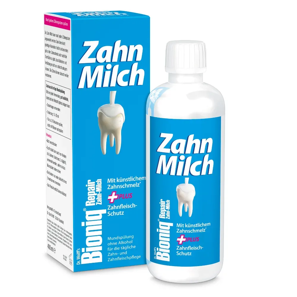 Bioniq Repair Zahn-Milch 400 ml Mundwasser