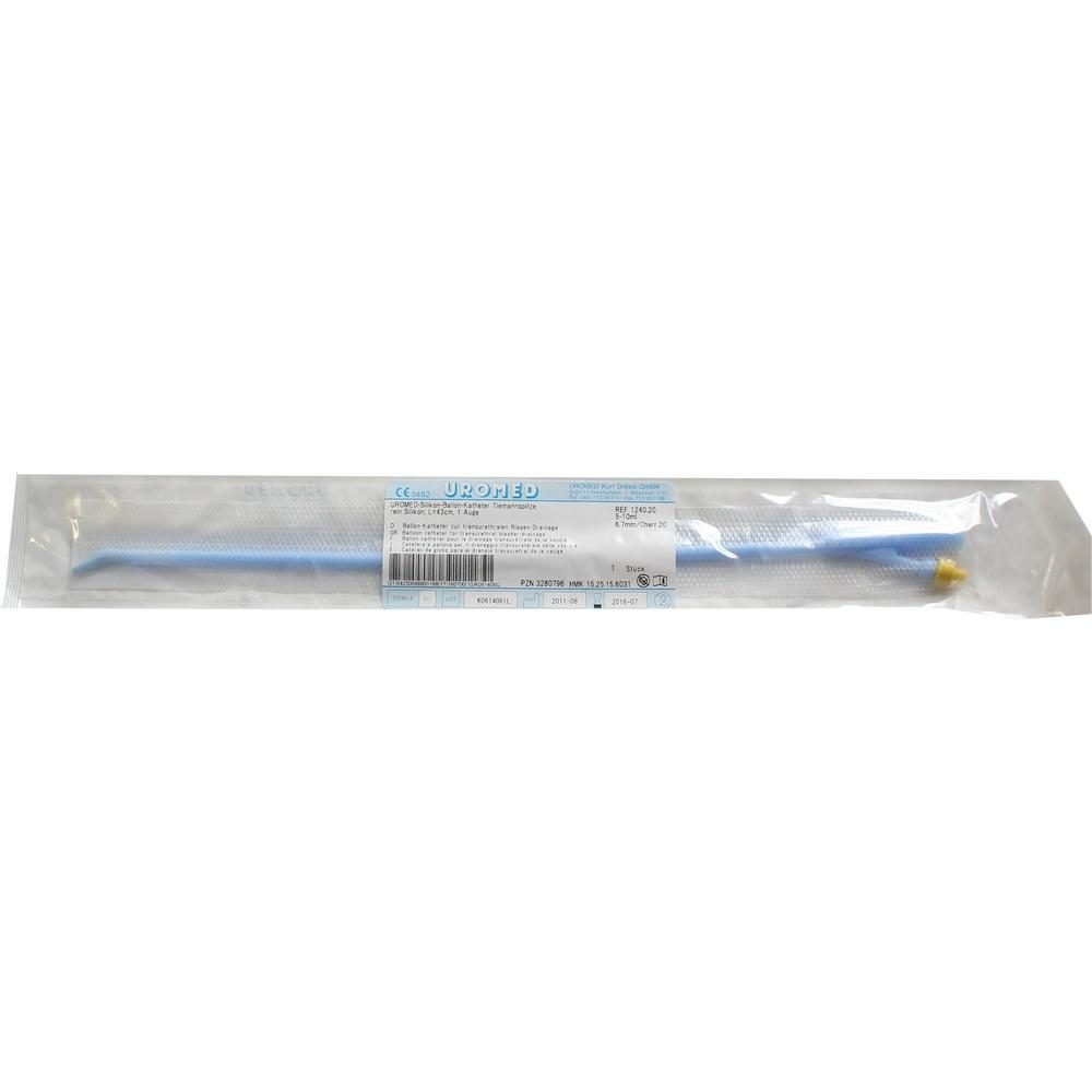 UROMED Ballonkath.Ch 20 Tiemann Silikon 1240 1 St Katheter