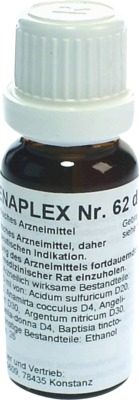 REGENAPLEX Nr.62 d Tropfen 15 ml Tropfen zum Einnehmen