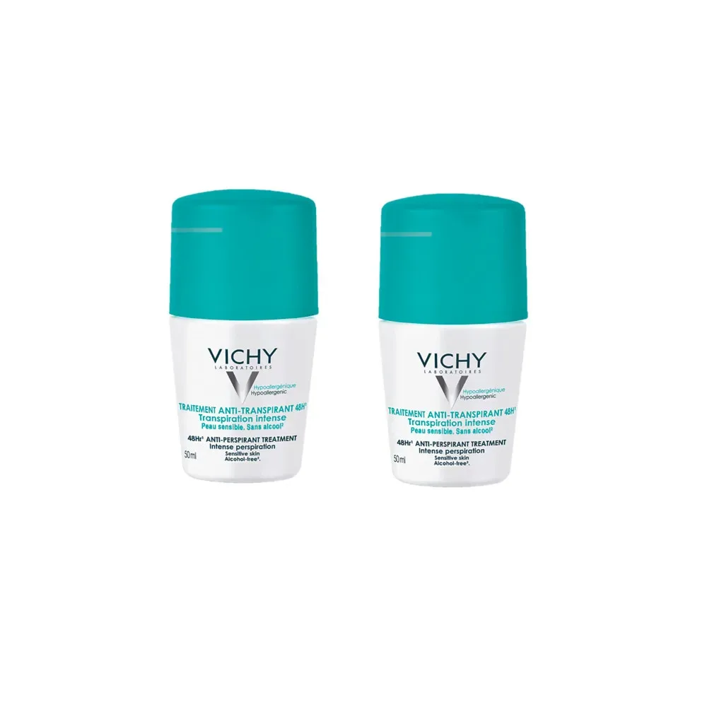 VICHY DEO Anti Transpirant 48h Doppelpack 2X50 ml Stifte