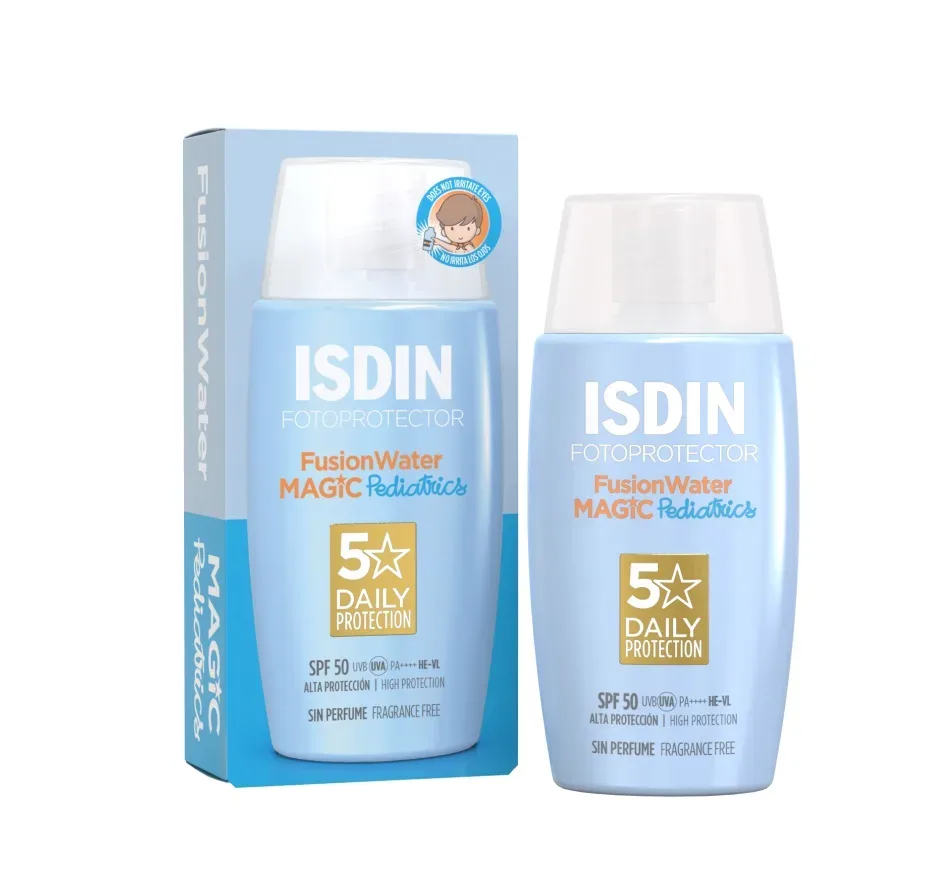 ISDIN Pediatrics FusionWater MAGIC Kinder Sonnencreme 50 50 ml Emulsion