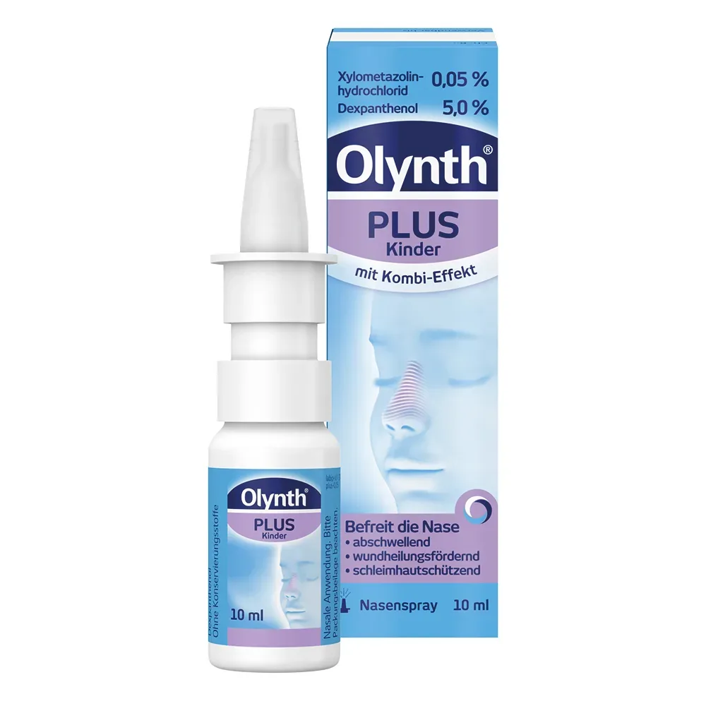 Olynth Plus 0,05%/5,0% Nasenspray für Kinder von 2-6 Jahren mit Schnupfen