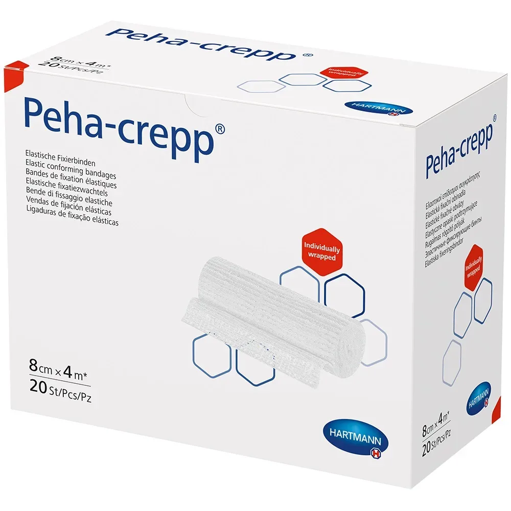 PEHA CREPP Fixierbinde 8 cmx4 m 1 St Binden