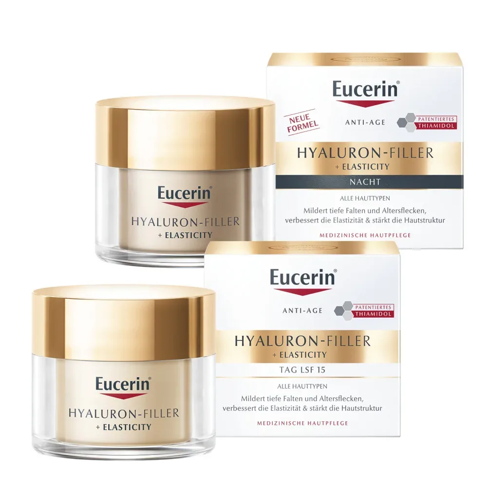 Eucerin Anti Age HYALURONFILLER + Elasticity Tag & Nacht Set 1 Sparset