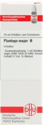 PLANTAGO MAJOR Urtinktur 20 ml Dilution