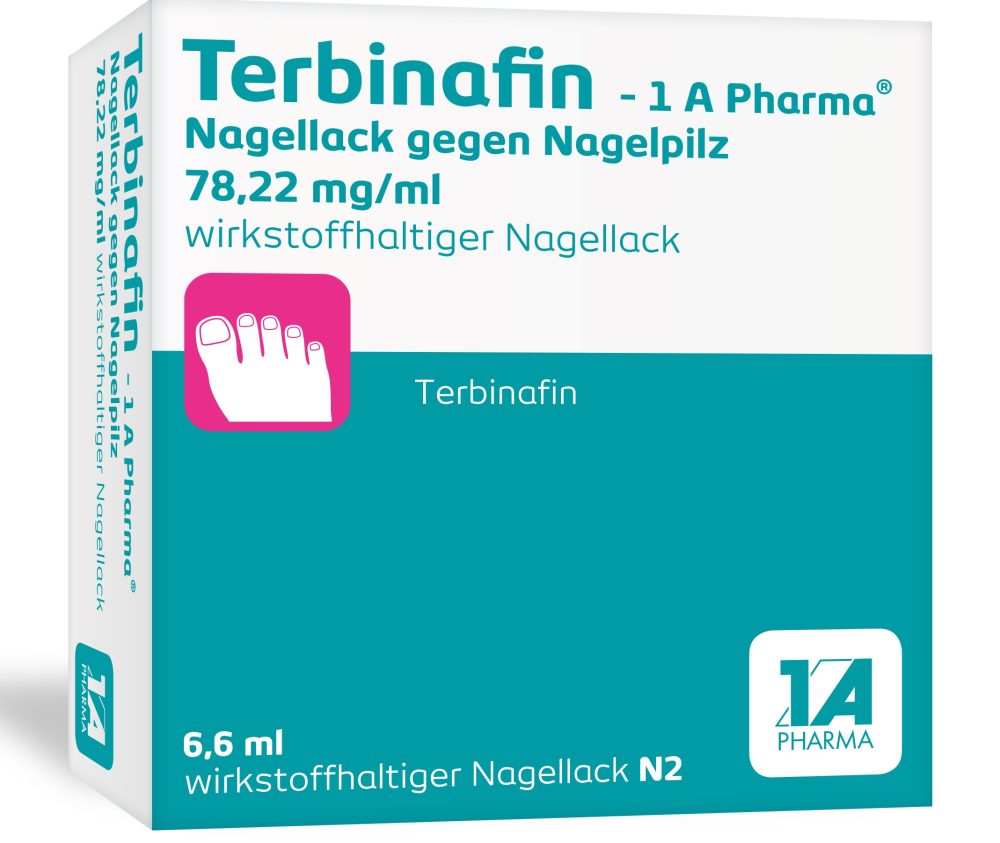 Terbinafin -1 A Pharma 6.6 ml Wirkstoffhaltiger Nagellack