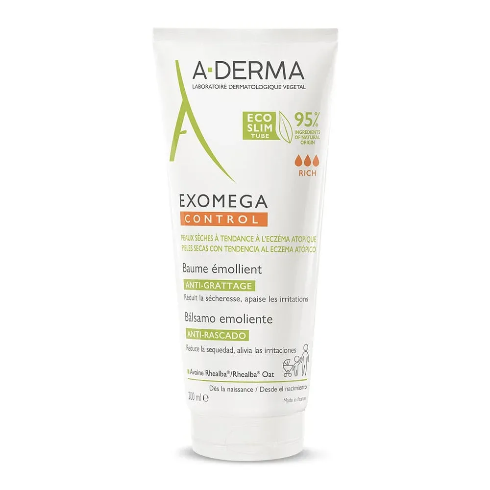 A-DERMA EXOMEGA CONTROL Rückfettender Balsam 200 ml Balsam