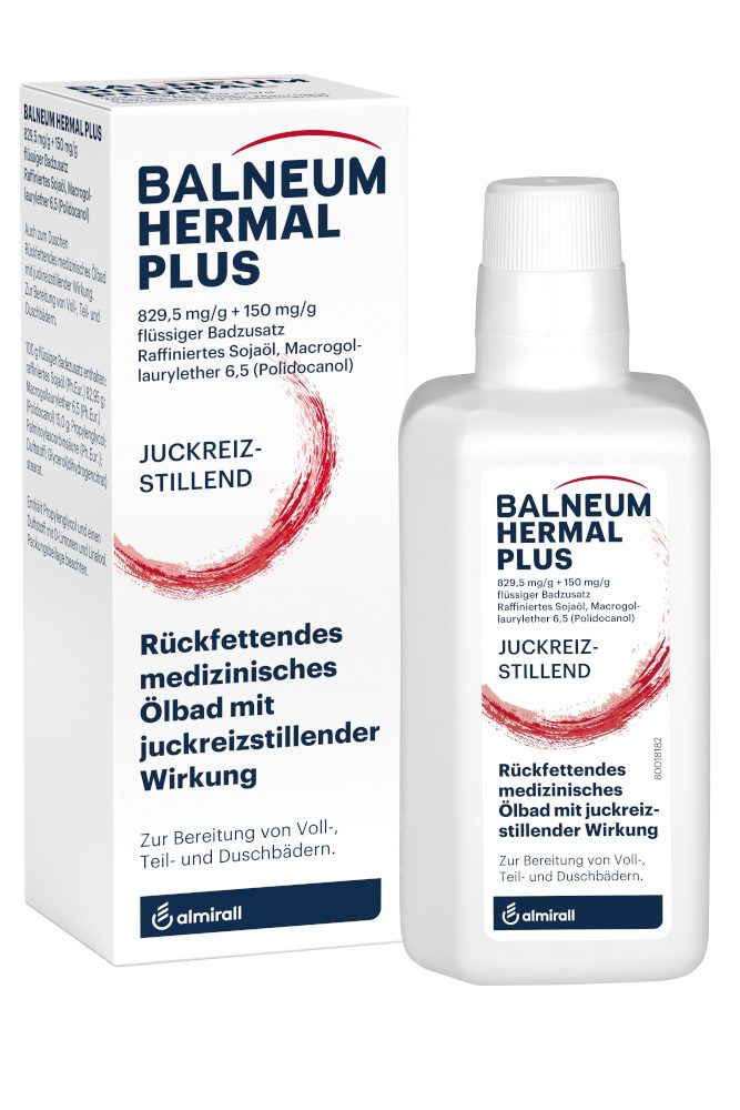 BALNEUM Hermal Plus flüssiger Badezusatz bei trockener, juckender Haut 200 ml Flüssigkeit