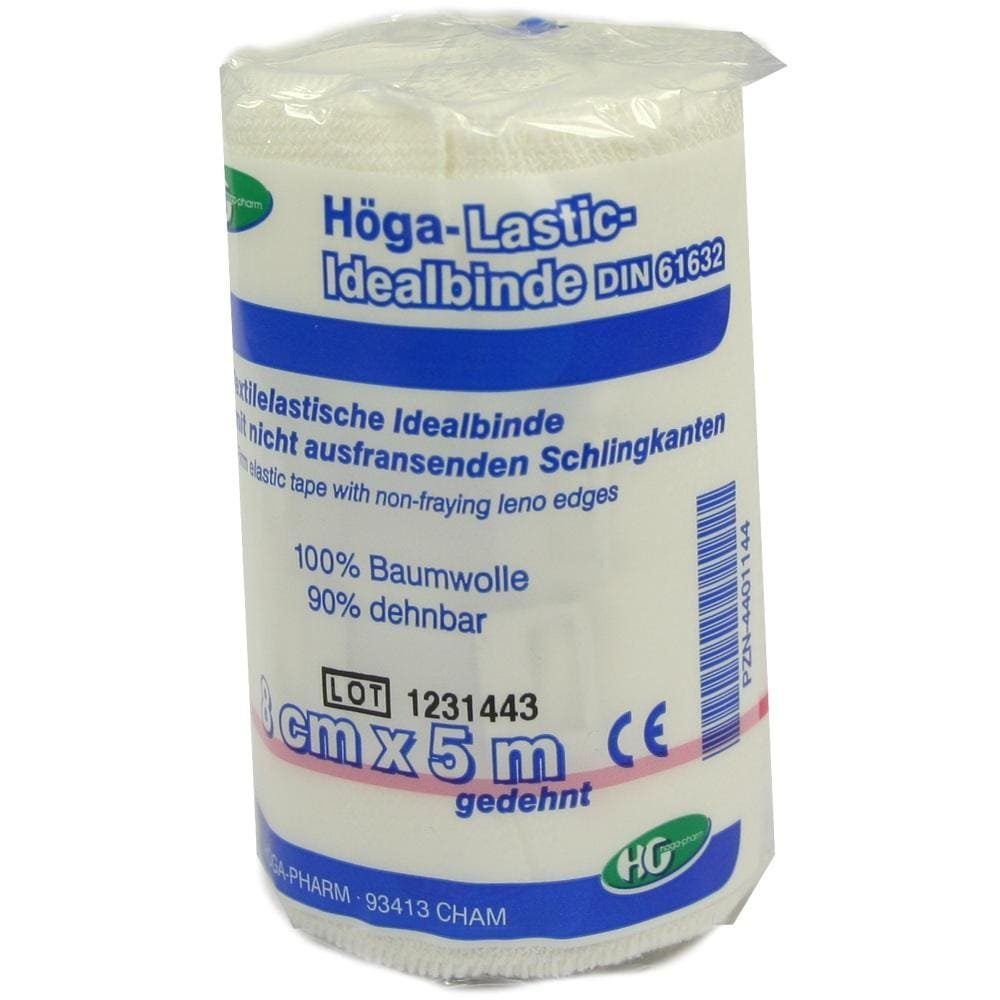 HÖGA LASTIC Idealbinde 8 cmx5 m m.Cellophan 1 St Binden