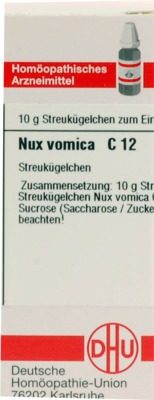 NUX VOMICA C 12 Globuli 10 g Globuli