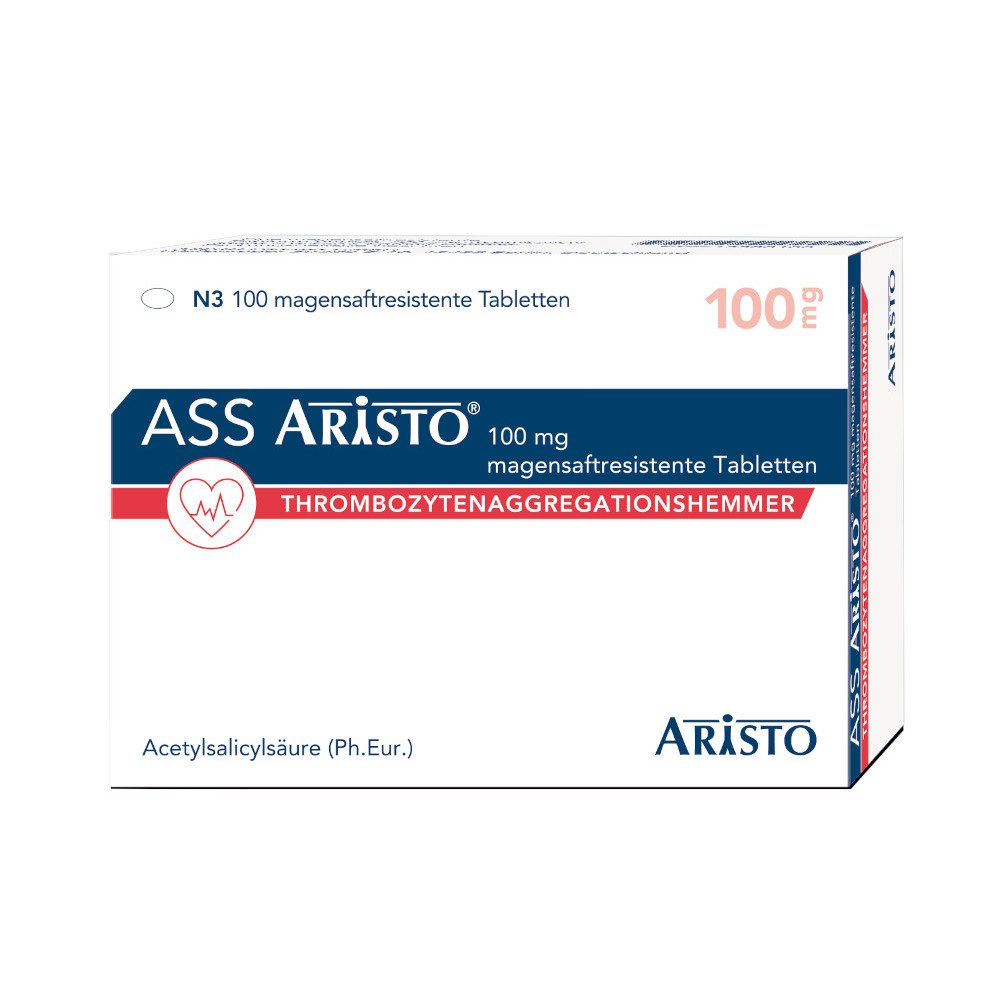 ASS Aristo 100mg  100 St Tabletten magensaftresistent