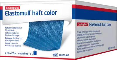 ELASTOMULL haft color 10 cmx4 m Fixierb.blau 1 St Binden