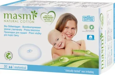 BIO STILLEINLAGEN mit Bio-Baumwolle MASMI 30 St