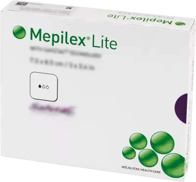 MEPILEX Lite Schaumverband 7,5x8,5 cm steril 5 St Verband