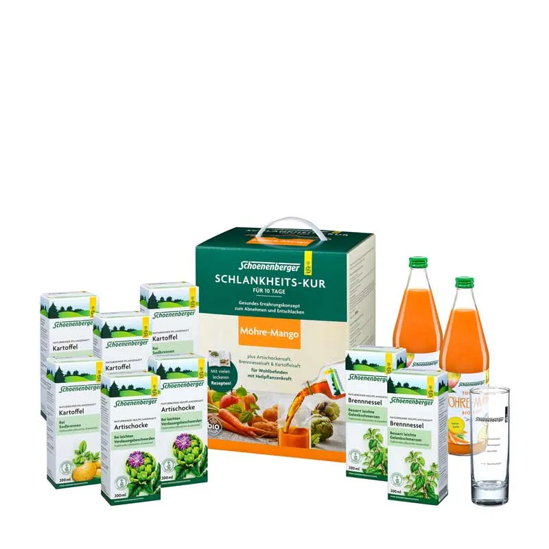 Schoenenberger SCHLANKHEITS FÜR 10 TAGE Möhre-Mango 1 Packung Saft