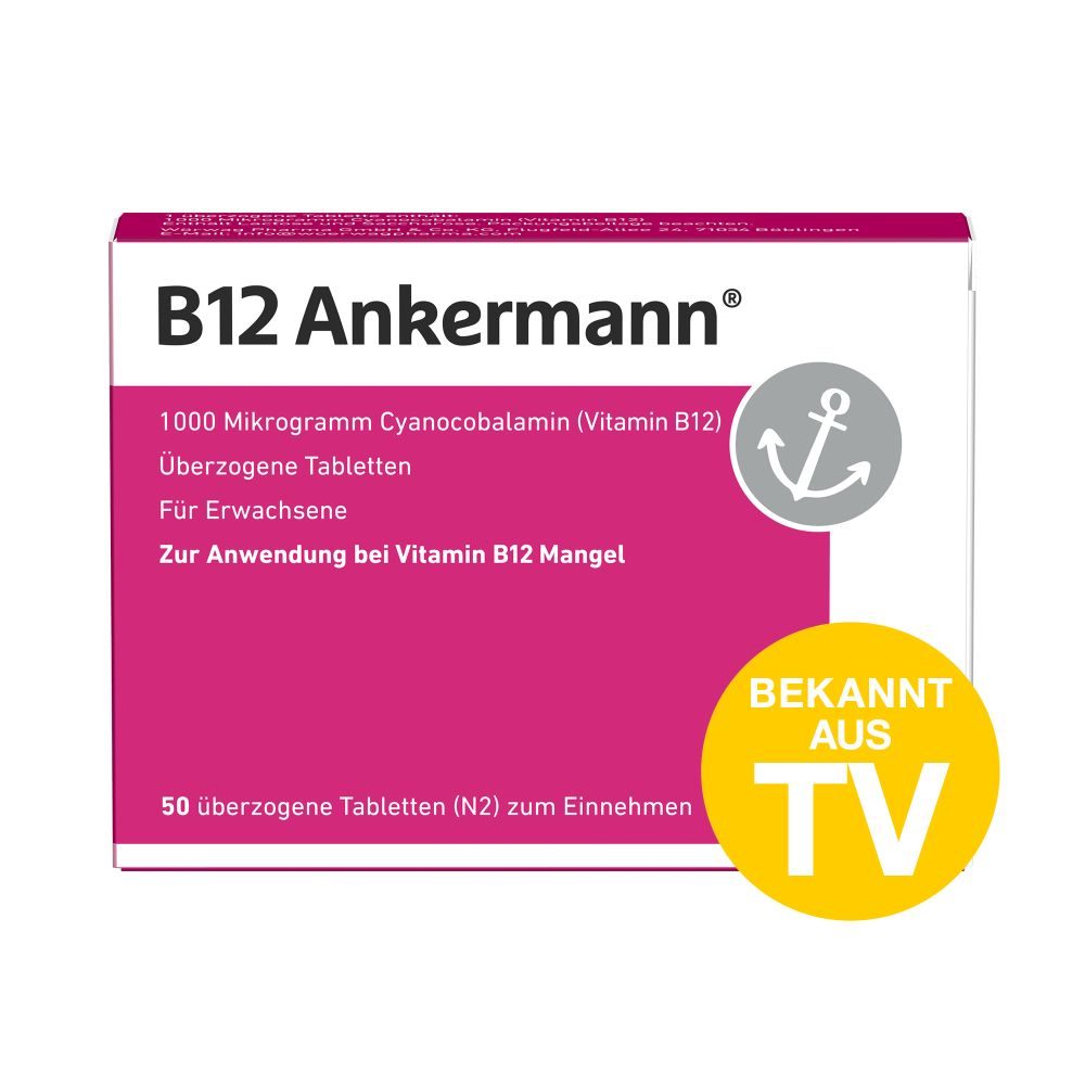 B12 Ankermann  50 St Überzogene Tabletten