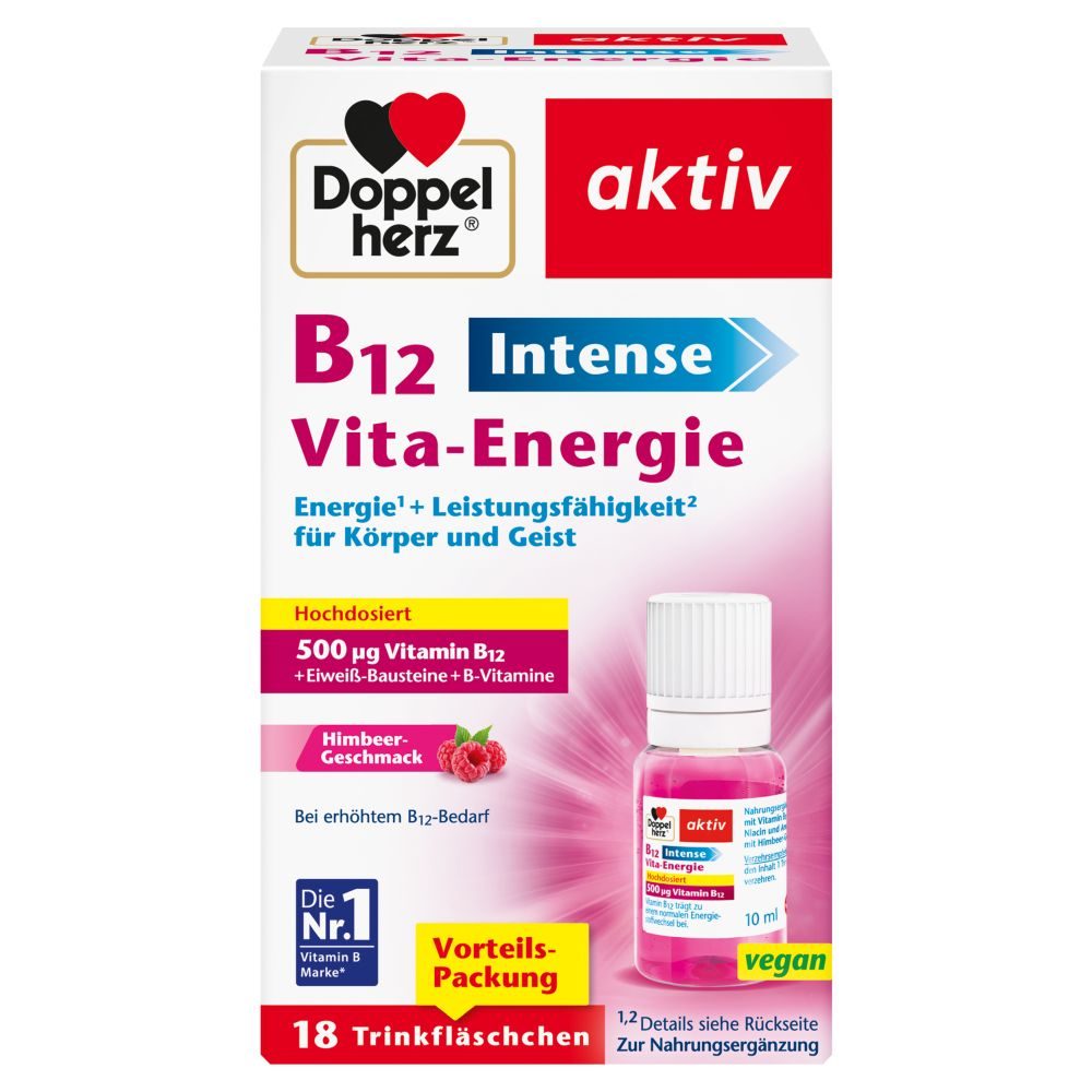 Doppelherz aktiv B12 Intense Vita-Energie 18 St Trinkampullen