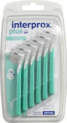 interprox plus micro grün Interdentalbürste 6 St Zahnbürste