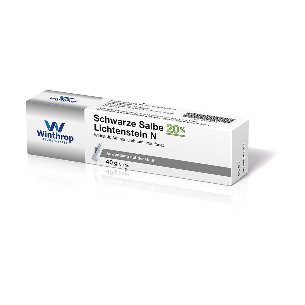 SCHWARZE SALBE 20% Lichtenstein N 40 g Salbe