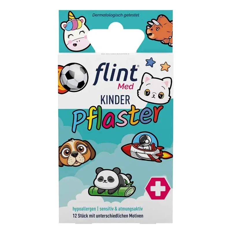 flint Med KINDER Pflaster 12 St Pflaster