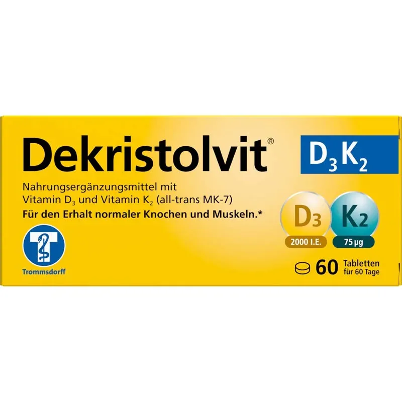 Dekristolvit D3 K2 2000 I.E. 60 St Tabletten