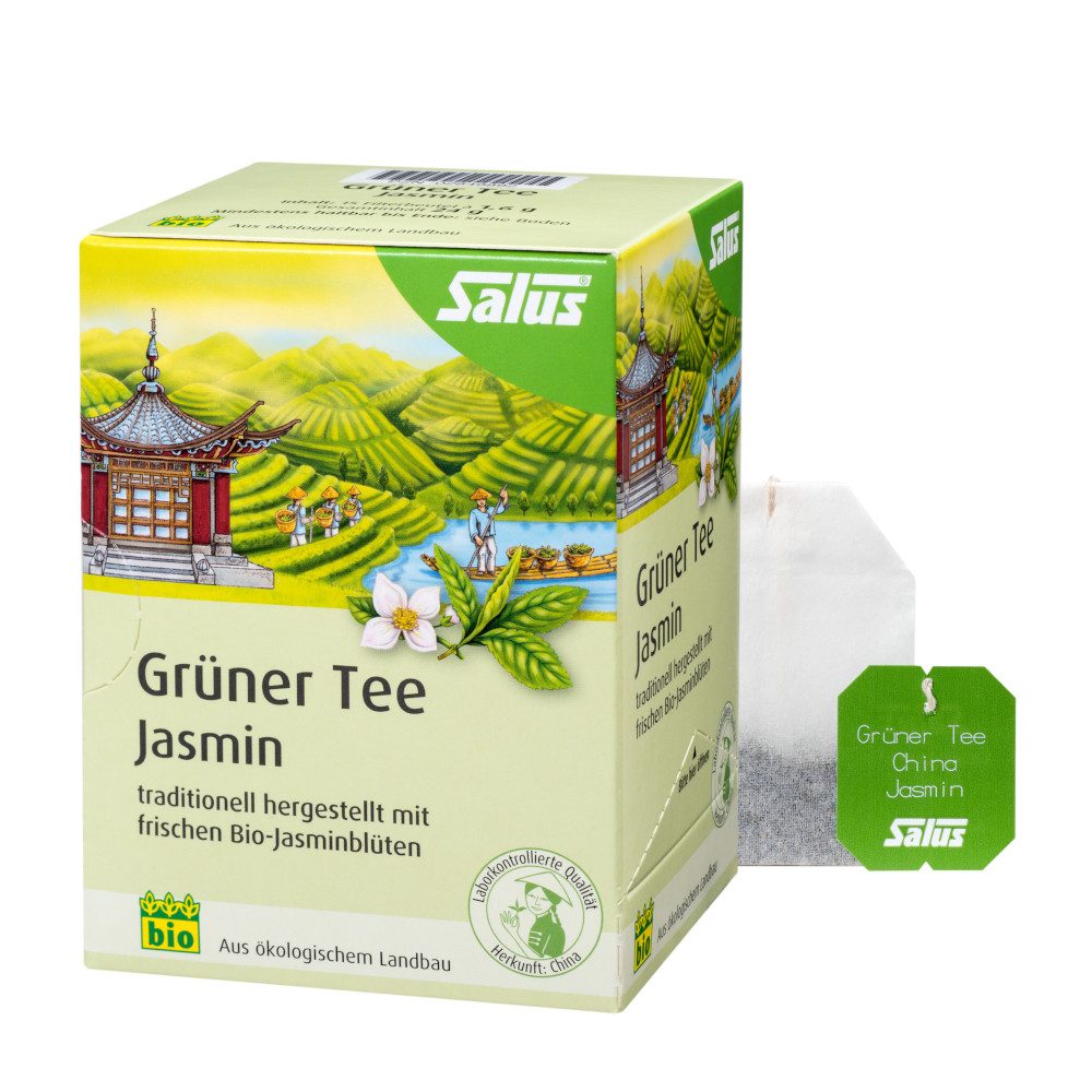Salus Grüner Tee Jasmin 15 St Filterbeutel