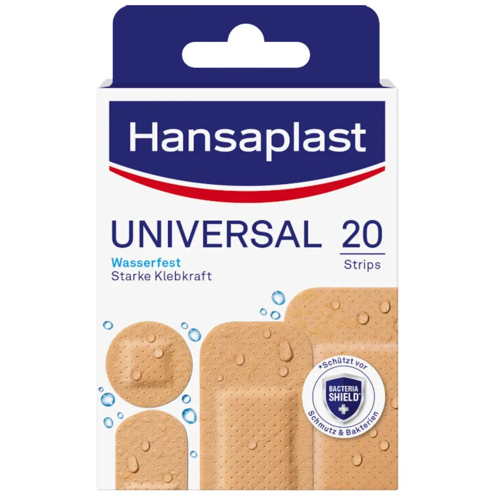 Hansaplast UNIVERSAL 20 Strips 20 St Pflaster