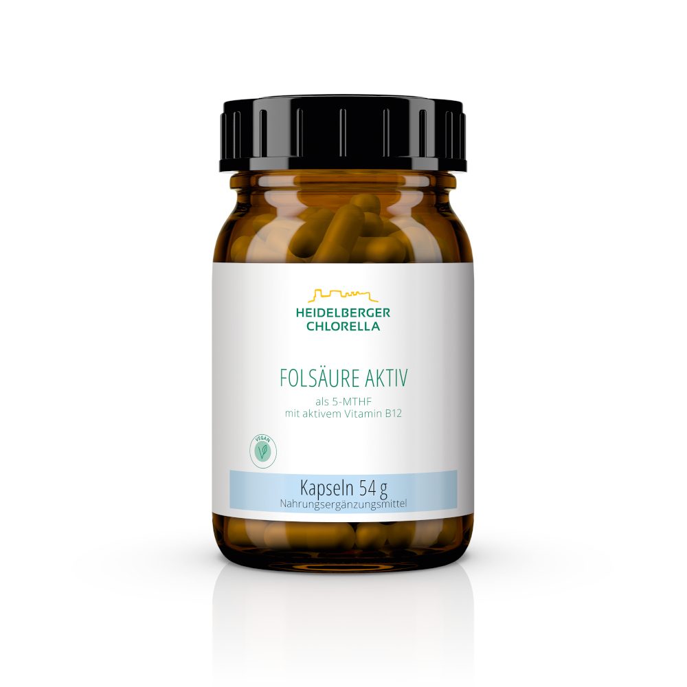 Folsäure aktiv + Vitamin B12 aktiv 120 St Kapseln