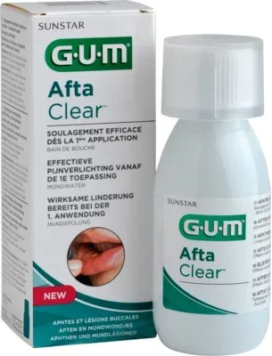 GUM Afta Clear Mundspülung 120 ml Mundwasser