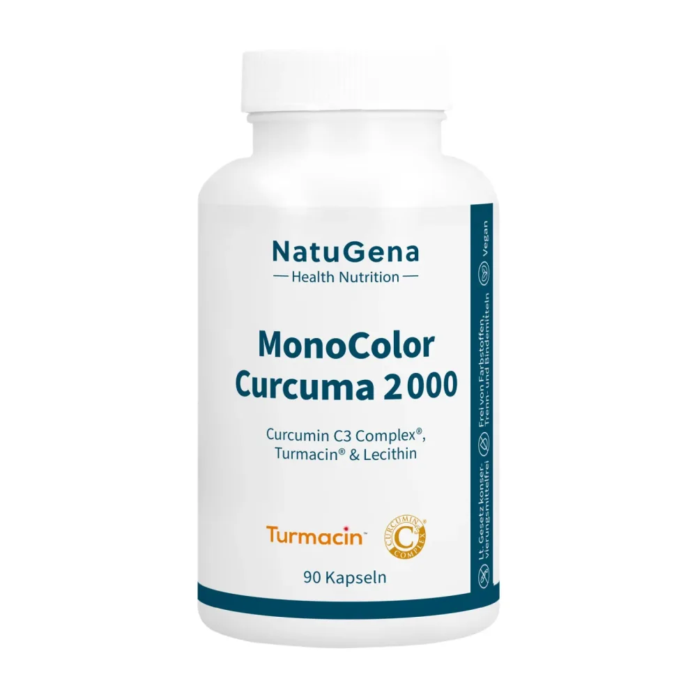 NatuGena MonoColor Curcuma 2000 90 St Kapseln