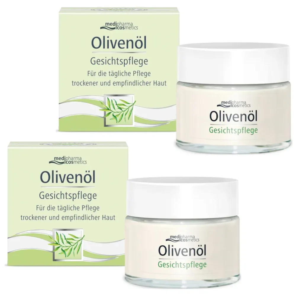 Olivenöl Gesichtspflege Doppelpack 2X50 ml Creme