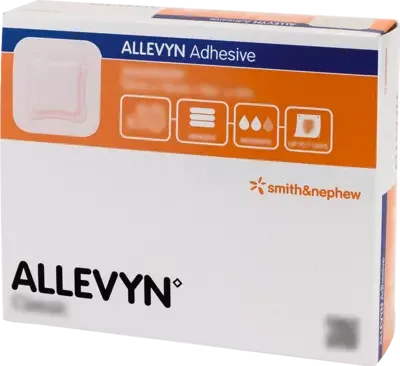 ALLEVYN Adhesive 10x10 cm haftende Wundauflage 10 St Verband