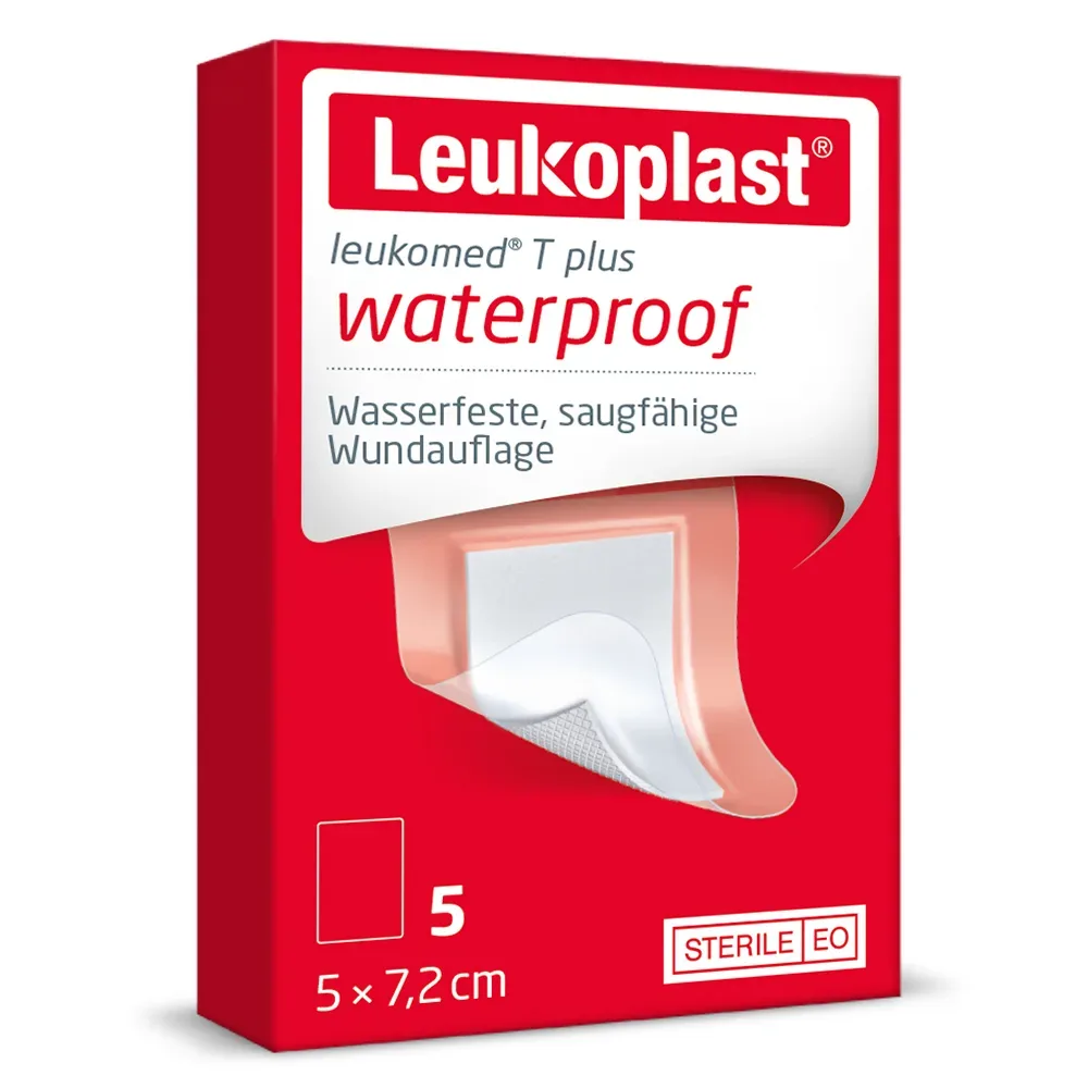 Leukoplast Leukomed T Plus Steril  5cm x 7.2cm 5 St Pflaster