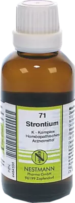 STRONTIUM K Komplex Nr.71 Dilution 50 ml Dilution