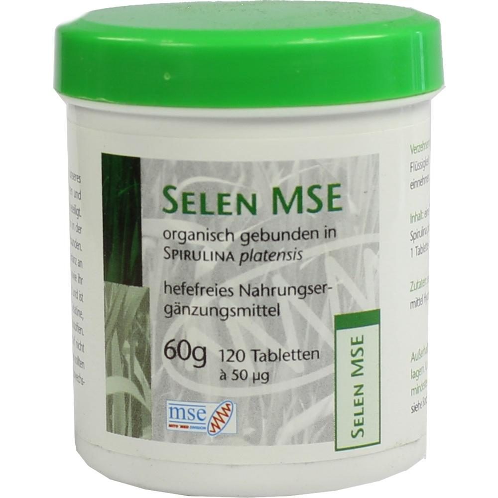 SELEN MSE 50 µg Tabletten 120 St Tabletten