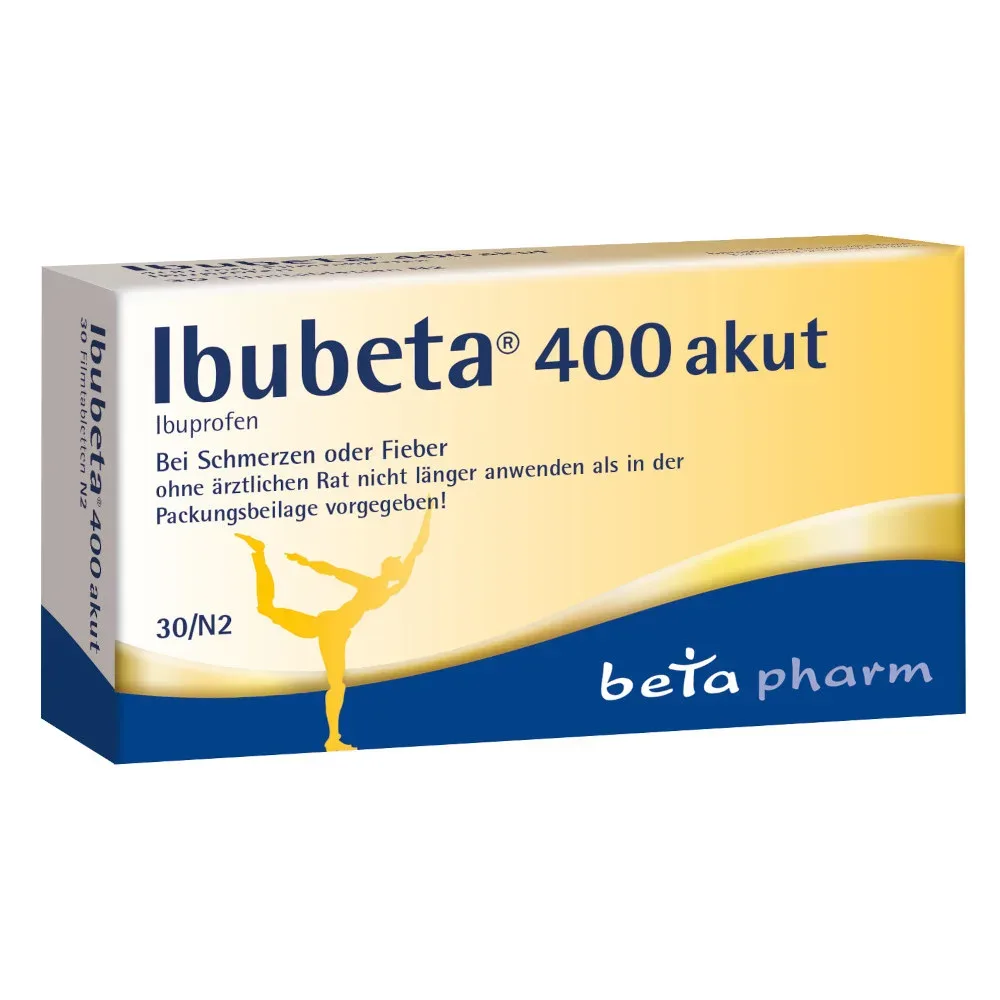 Ibubeta 400 akut 30 St Filmtabletten