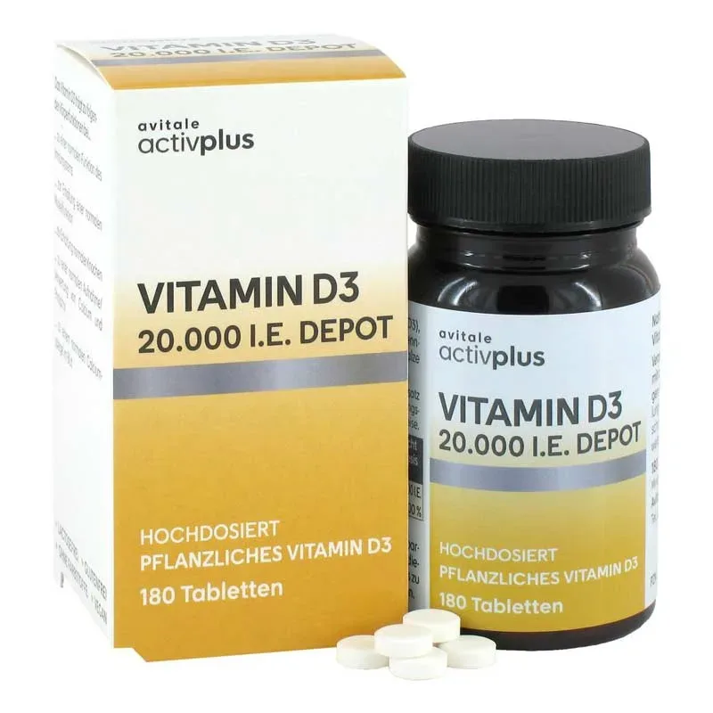 avitale activplus VITAMIN D3 20.000 I.E. DEPOT 180 St Tabletten