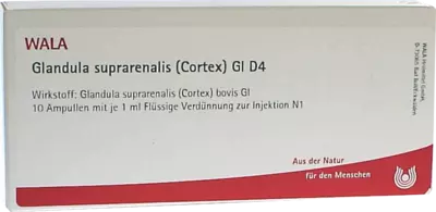 Glandula suprarenalis (Cortex) Gl D4 Ampullen 10X1 ml Ampullen