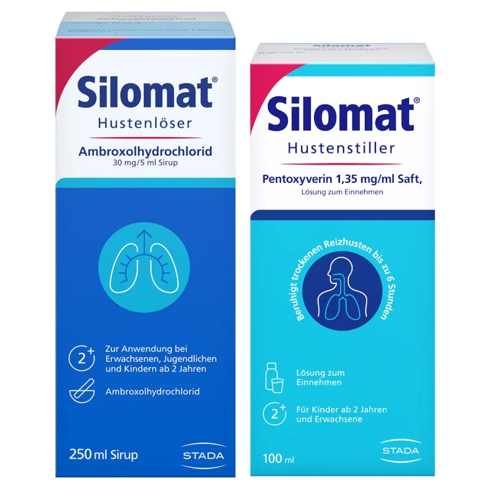 Silomat Hustenlöser und  Silomat Hustenstiller 1 St Sparset