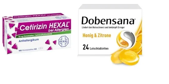 Heuschnupfen Symptome Halskratzen Set 1 Sparset