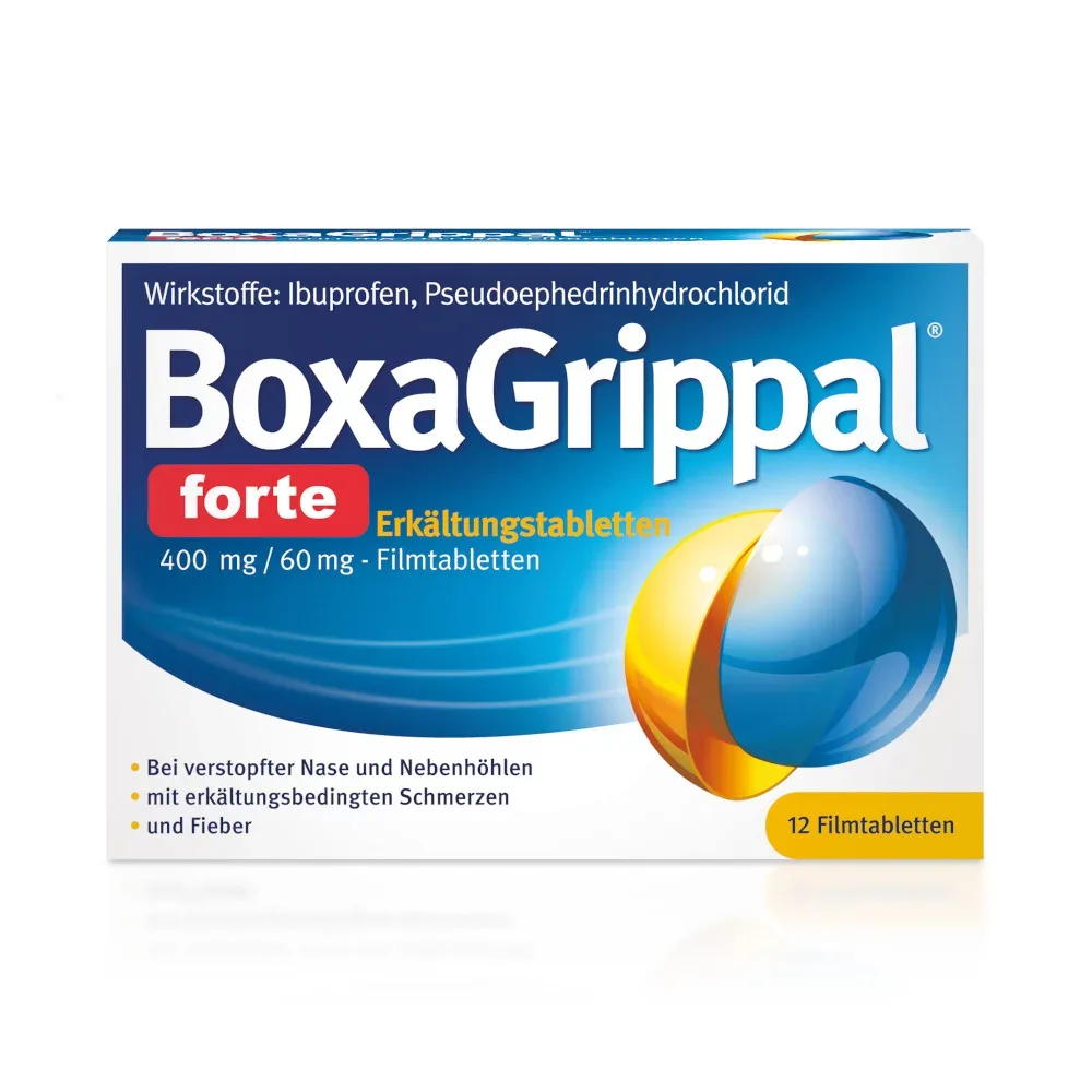 BoxaGrippal forte 400 mg / 60 mg 12 St Filmtabletten
