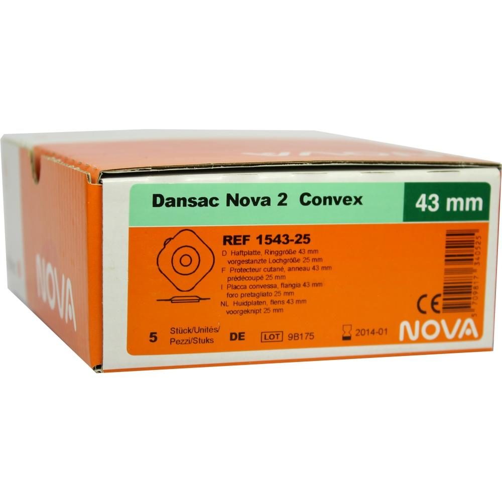 DANSAC Nova 2 Basispl.stand.conv.RR43 25-30mm 5 St Basisplatte