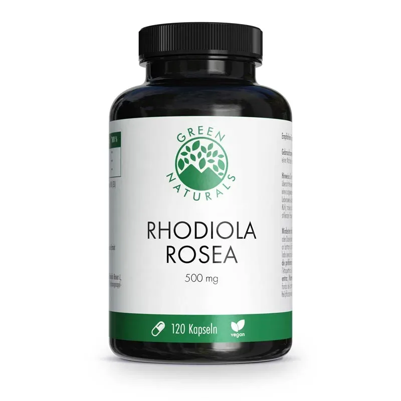 GREEN NATURALS Rhodiola Rosea500 mg 120 St Kapseln