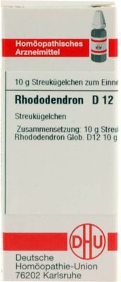 RHODODENDRON D 12 Globuli 10 g Globuli
